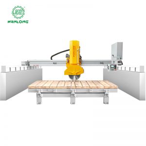 Use PLC-400/600 Laser Bridge Stone Cutting Machine to cut granite