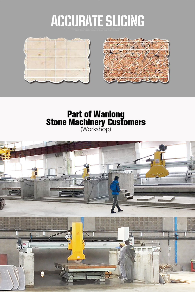 Use PLC-400/600 Laser Bridge Stone Cutting Machine to cut granite - Cutting Machinery - 2