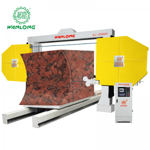 diamond wire saw granite cutting machine