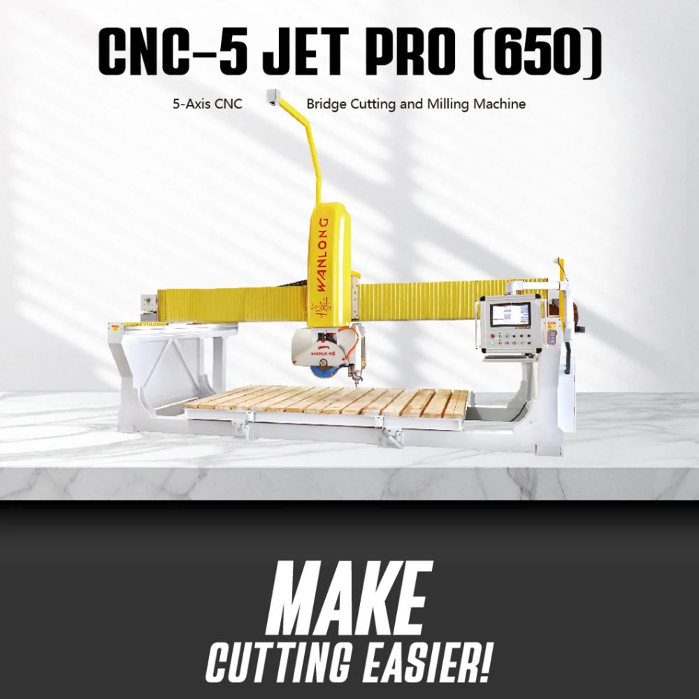 CNC-5 Jet Pro 650 5-Axis CNC Bridge Cutting And Milling